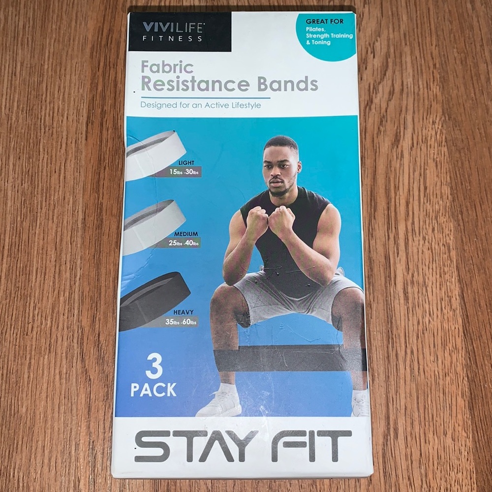 Fabric Resistance Bands (3 Pack)